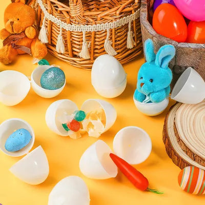 Huevos rellenables blancos 2.5 in (x12u)