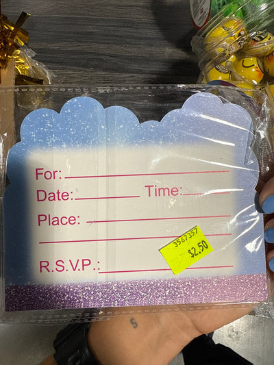 Gabby Dollhouse Invitaciones