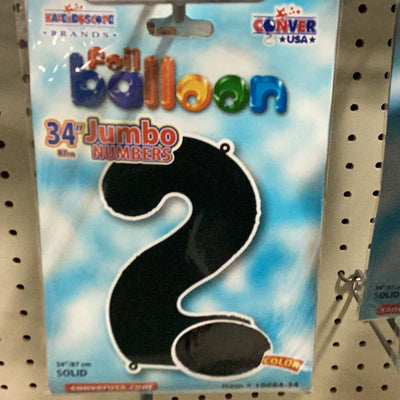 Globo Jumbo “#2” BlackShape