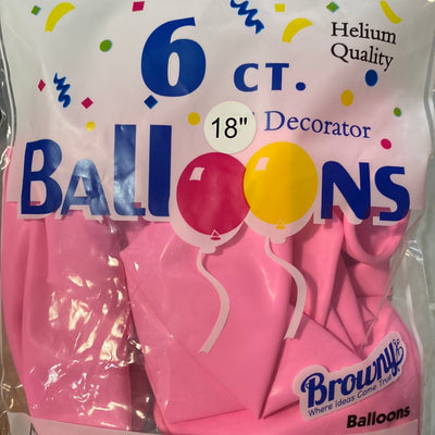 Globo Latex 18" Light Pink (6u)