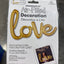 SCRIPT PHRASE HAPPY LOVE GOLD