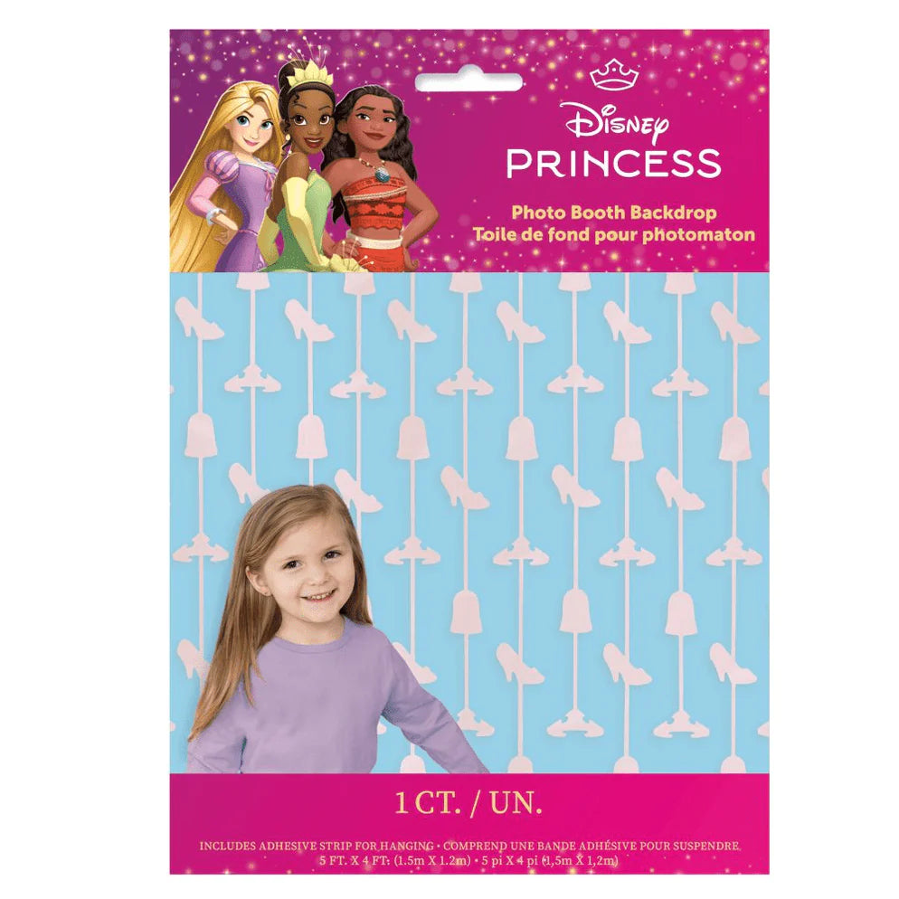 Disney Princess Foil Photo Backdrop 5ft x 4ft