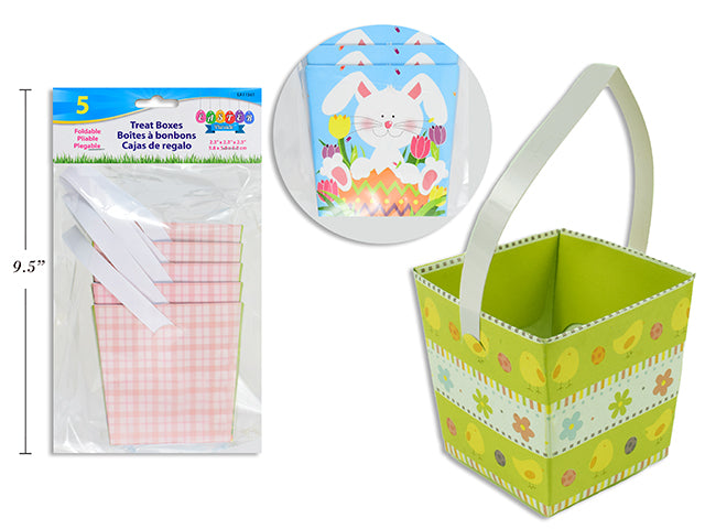 Mini Cajas de Dulces de Pascua (x5u)