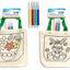 Craft Spring Tote Bag con 4 Marcadores 12" (x2u)