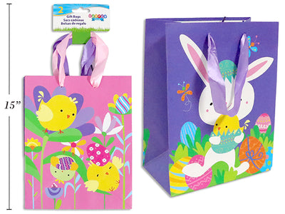 Pascua Bolsa Regalo Matte Medianas (x2u)