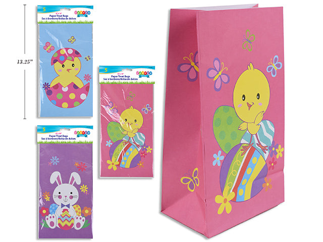 Easter Paper Treat Bags (x5u)