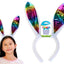 Easter Metallic Rainbow Bunny Diadema (x1u)