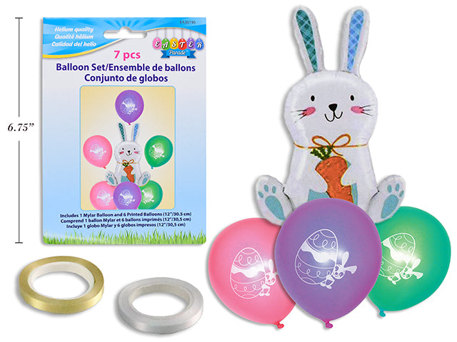 Set de Globos de Pascua (x7u)