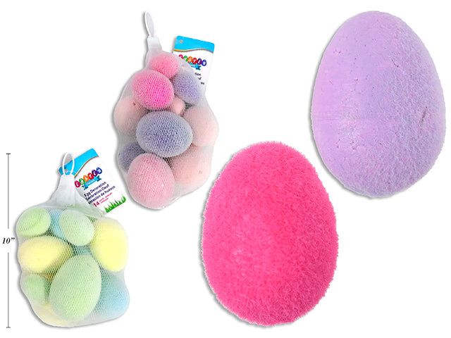 Huevos de Pascua Terciopelo (x14u)