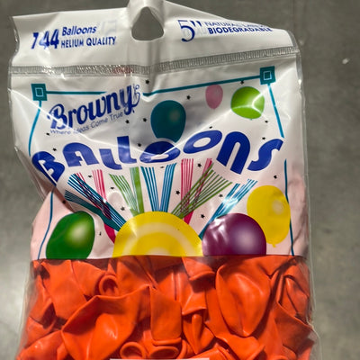 Globos 5" 144pcs - Orange