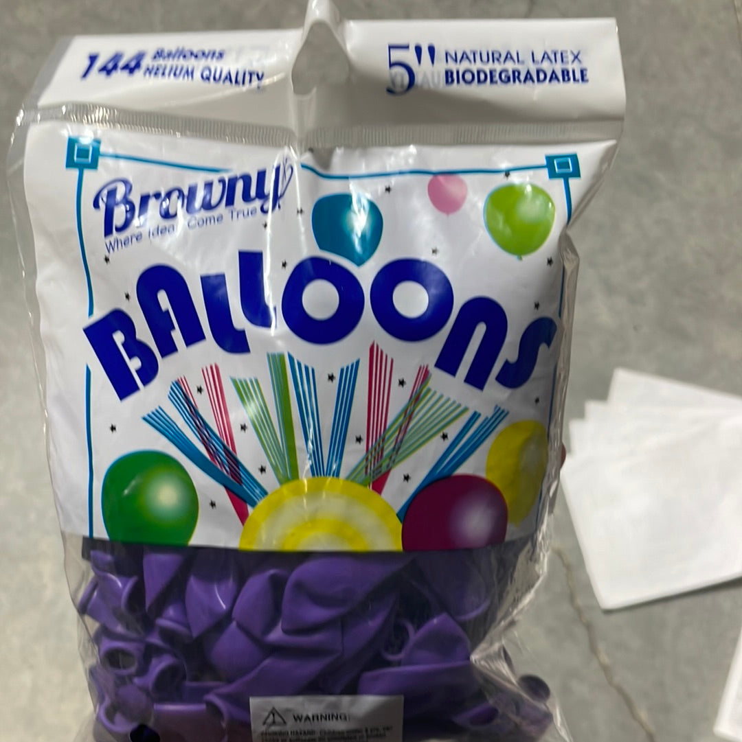 Globos 5” 144pcs - Light Purple