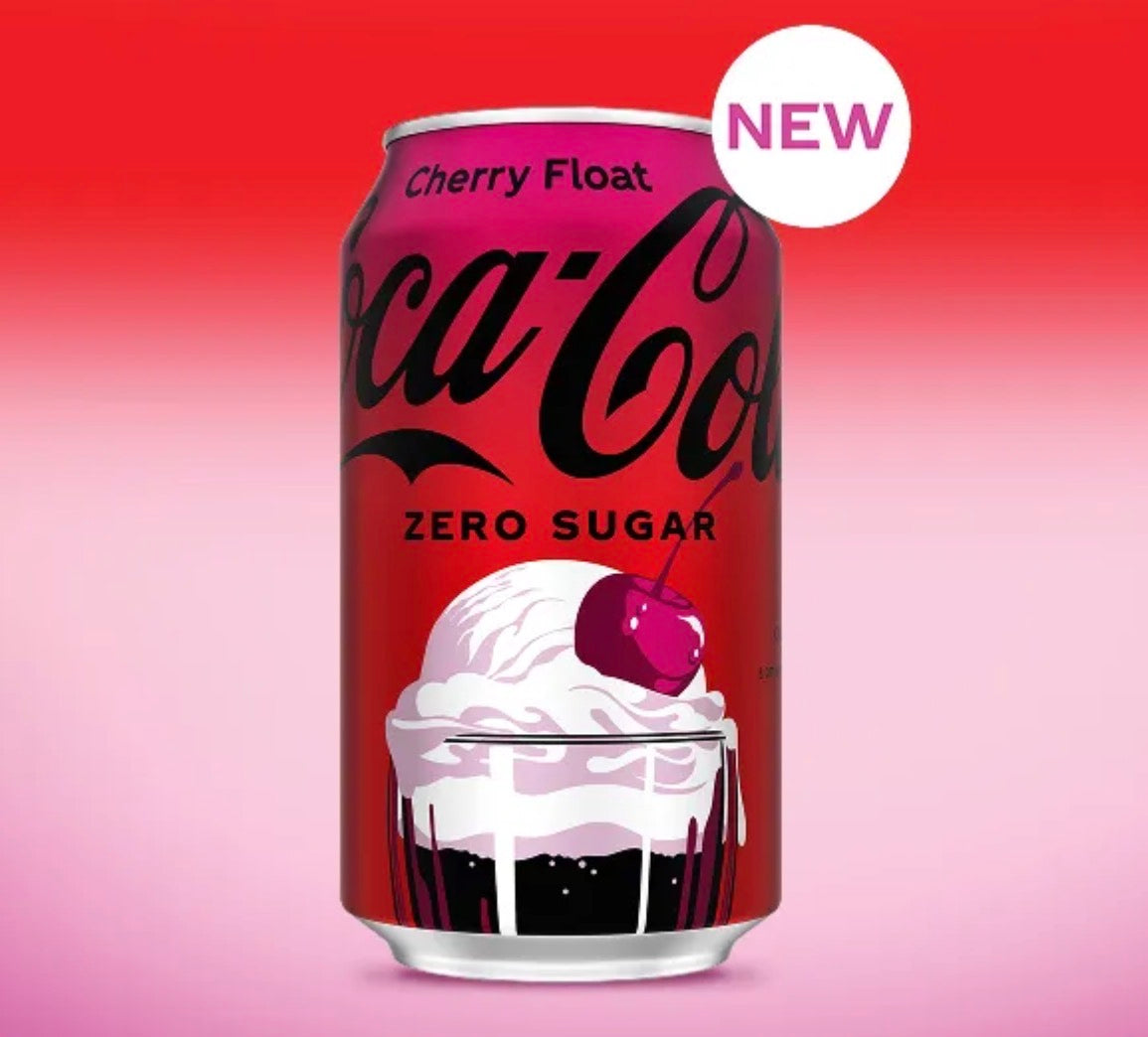 Coke Zero Cherry Float 12oz