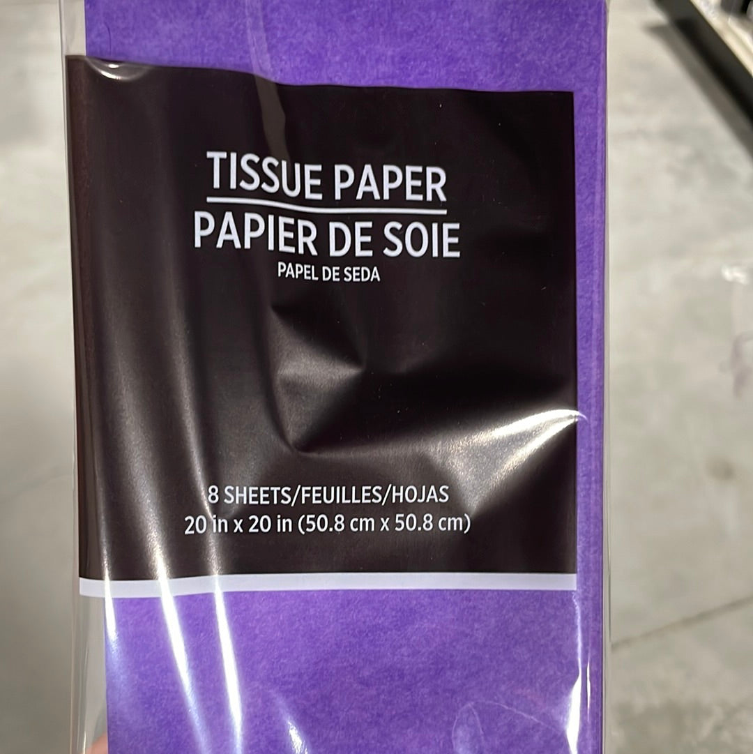 TISSUE - PURPLE 8 COUNT