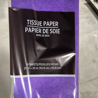 TISSUE - PURPLE 8 COUNT