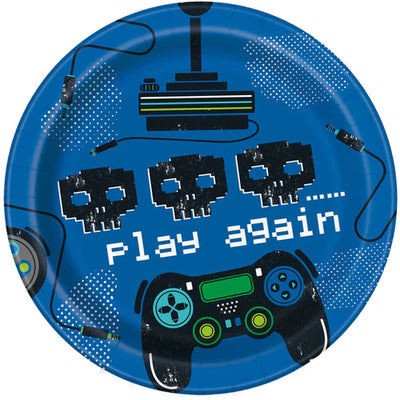 Gamer Birthday 7” Plates