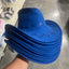 Sombrero Cowboy Terciopelo 25cm (x1u)