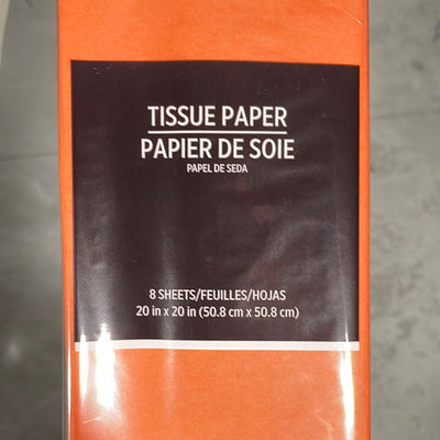 Tissue Paper Naranja (x8u)