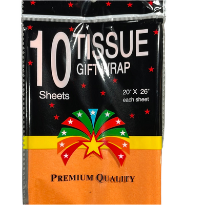 Tissue Paper Orange (x10u)