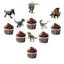 Cupcake Topper Jurassic World (x24)