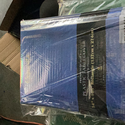 Plastic Table Cover “Dark Blue”