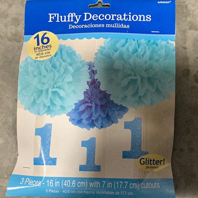 All Aboard Fluffy Decorations