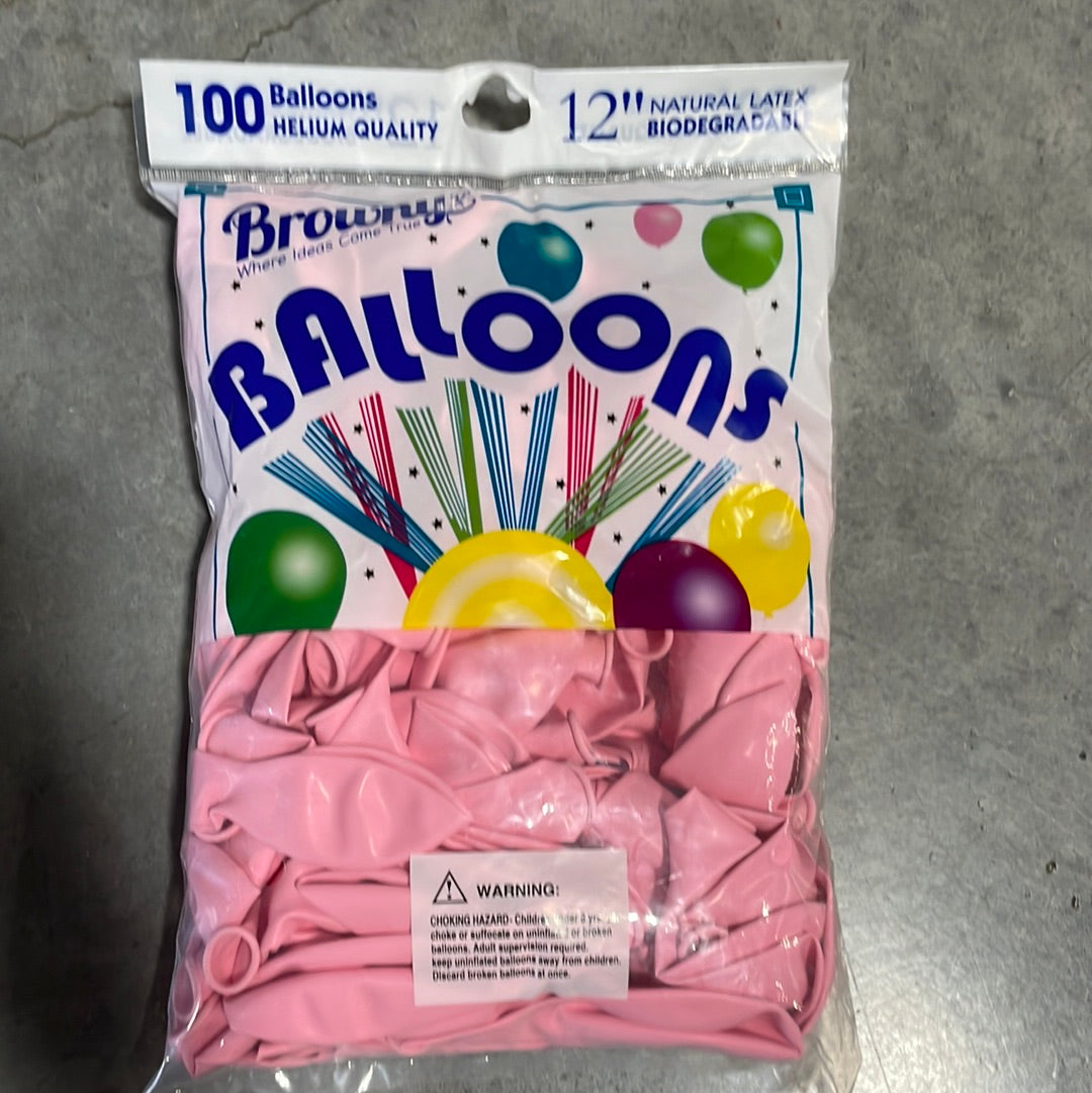 Globo 12” 100pcs - Macaron Rose