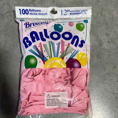 Globo 12” 100pcs - Macaron Rose