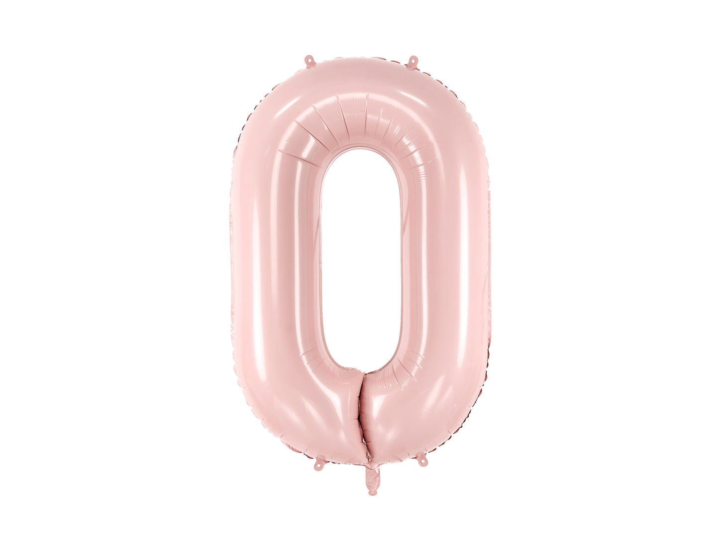 Foil Balloon Number "0" Transparent 230 Gemar