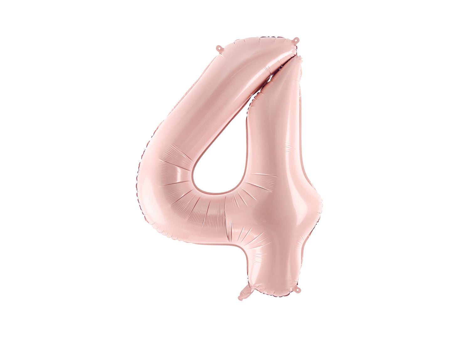 FOIL BALLOON NUMBER "4" LIGHT PINK (72CM)