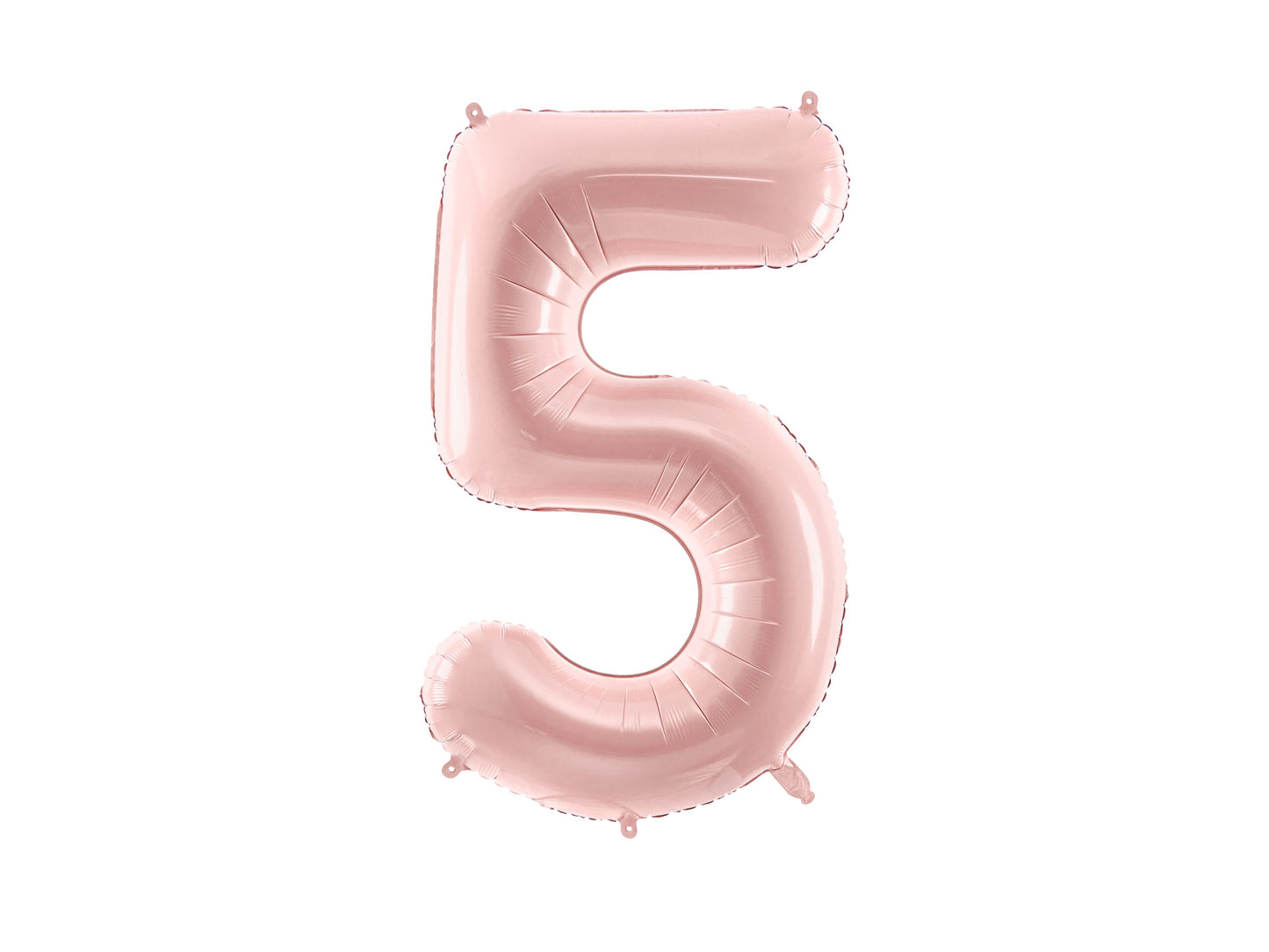 Foil Balloon Number "5" Transparent 230 Gemar
