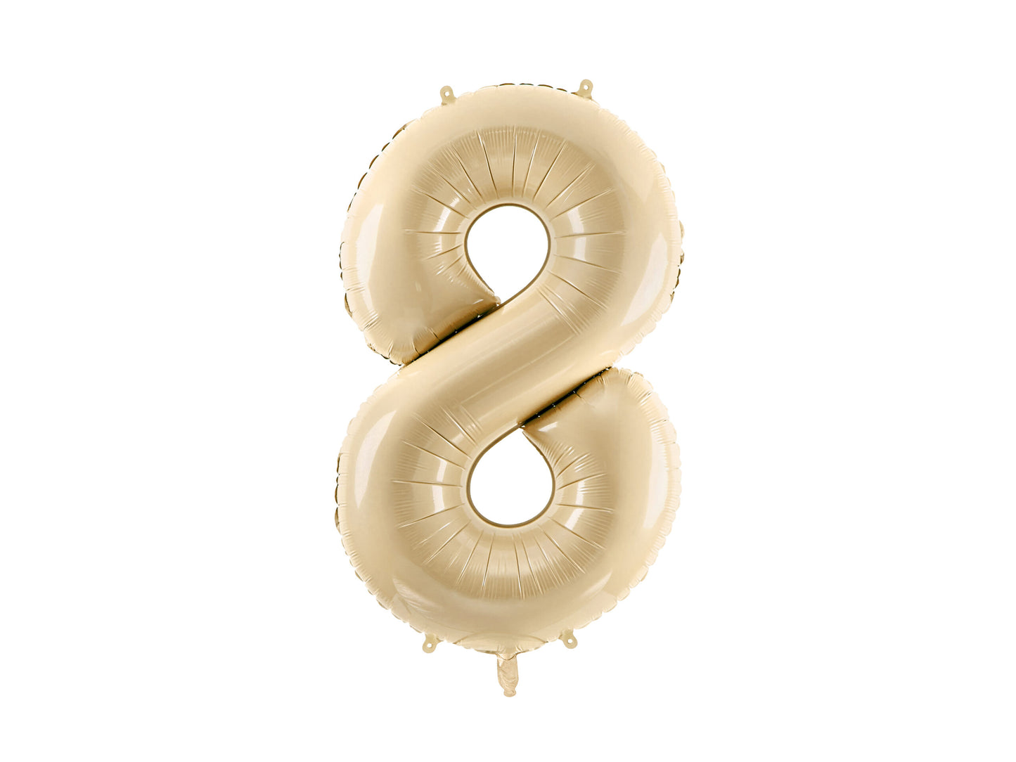 Foil Balloon Number 8 Beige (72cm)