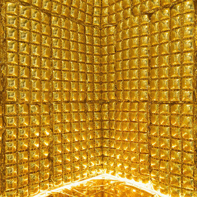 RECTANGULAR FOIL BALLOON BACKDROP GOLD (72x143CM)