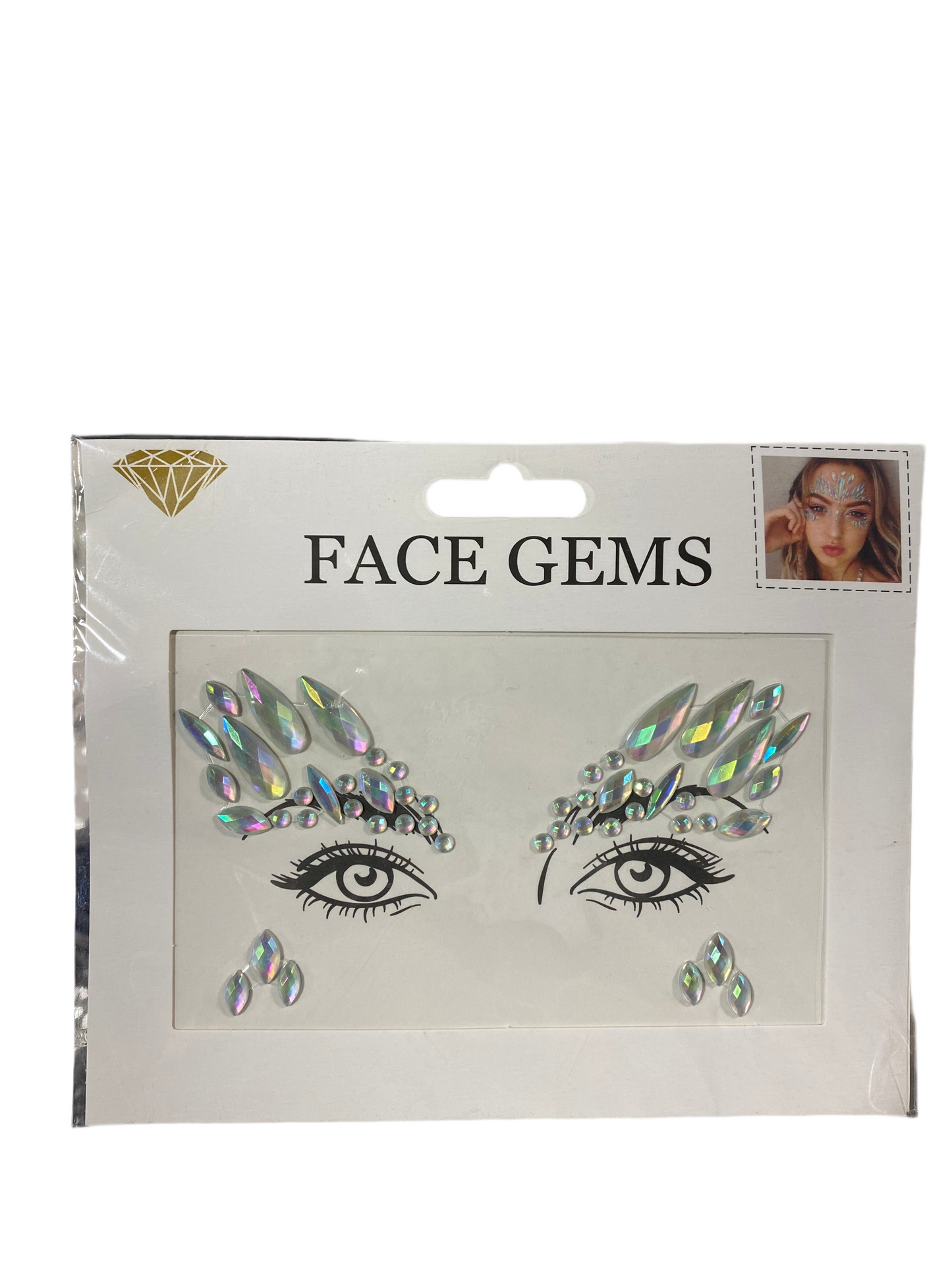 Glitter Gemas Faciales (14.5x16cm)