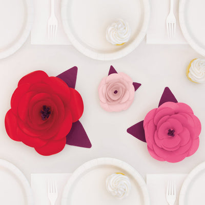 Kit de Flores de Papel – DIY (x3 unidades)