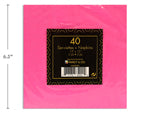 Magenta Napkins 2Ply 6.45X6.5" 40/pk 33x33cm