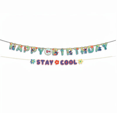 Stitch Customizable Happy Birthday Banner 10.7ft