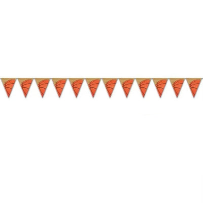Basketball Pennant Banner 12ft