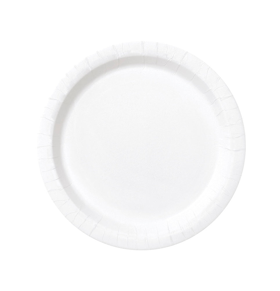 White Plates 7” 8ct