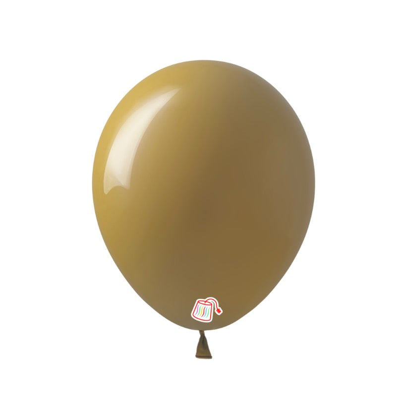 Latex Balloon 12" Light Coffee (x12u)