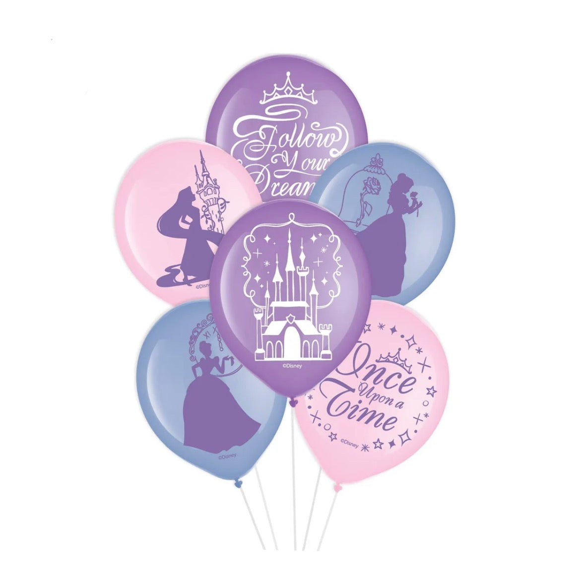 Disney Princess Latex Balloons 6ct