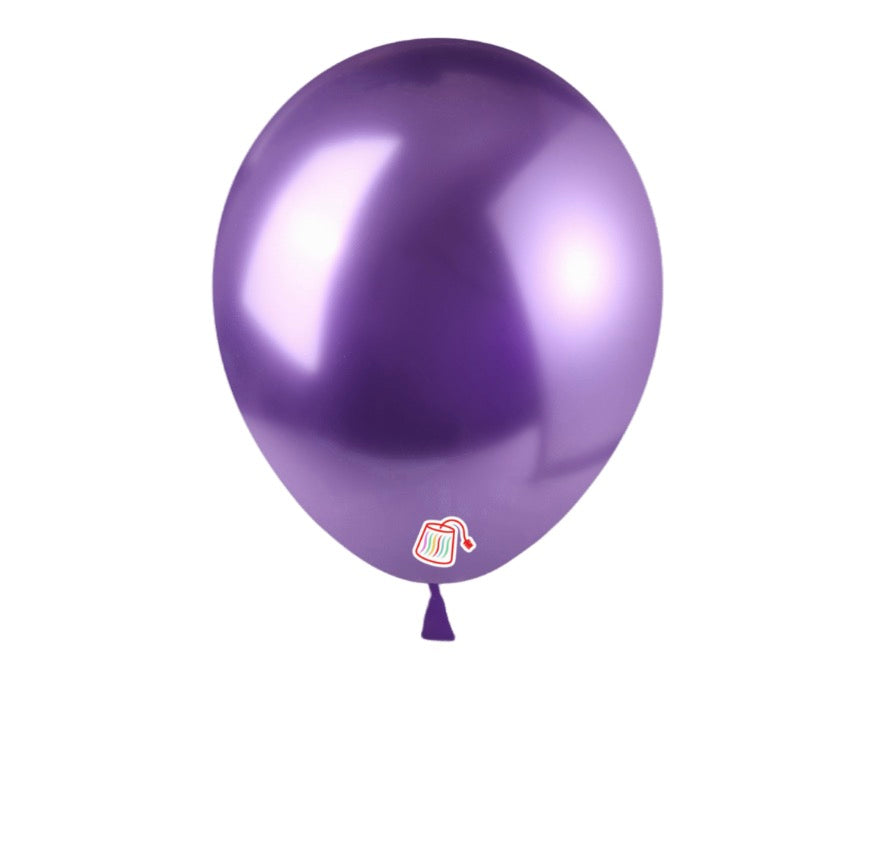 Latex Balloon 12" Platinum Purple (x12u)