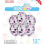 Latex Balloon 12" Clear Confetti Colors (x6u)