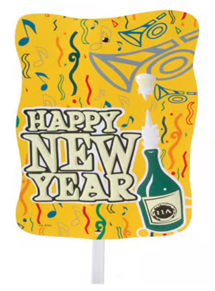 NEW YEAR'S YARD SIGN