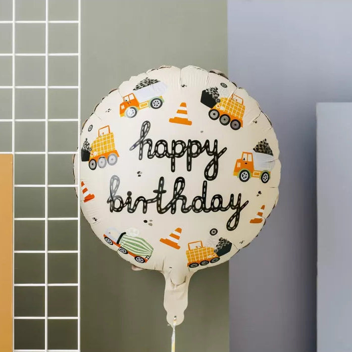 Foil Balloon Construction Vehicles (45cm)