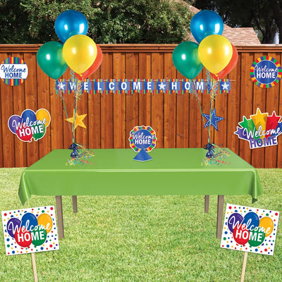 Centro de Mesa 3D Foil Welcome Home (12.5" x 9")