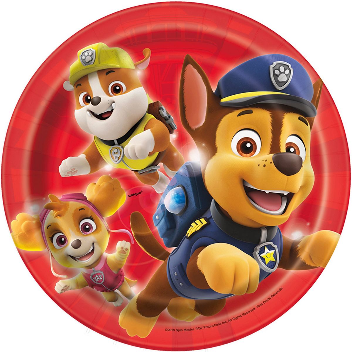 Paw Patrol Platos 7" (x8u)