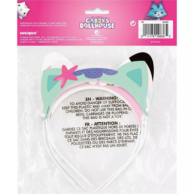Gabby's Dollhouse Birthday Headbands 4ct