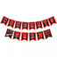 Banner Rojo Graduation Party (x1u)