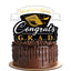 Gold Graduation Party Supplies Cake Topper