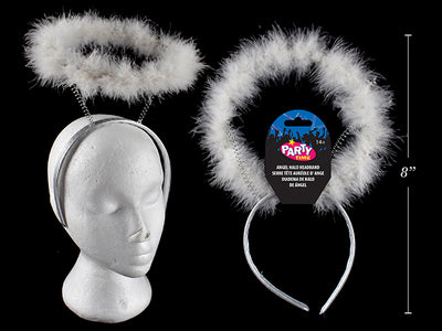 8in Angel Halo Adult Headband.